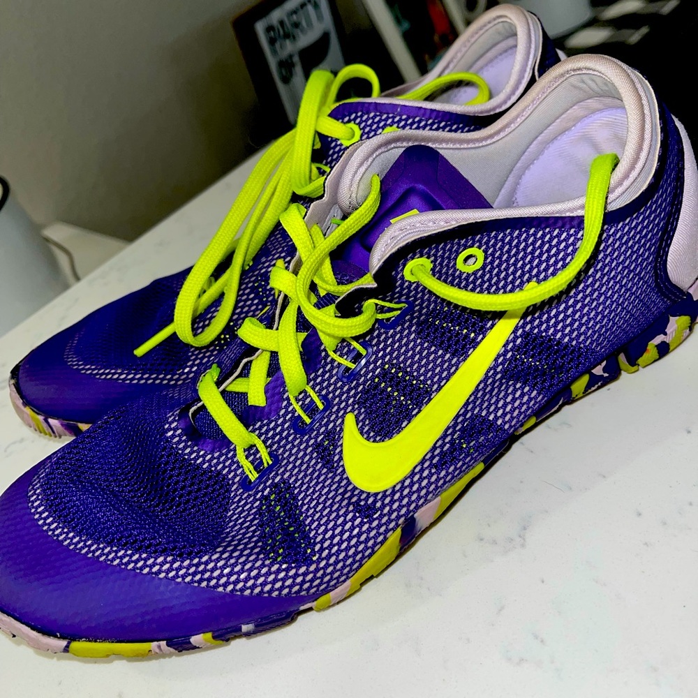 Purple Nike Women training shoes